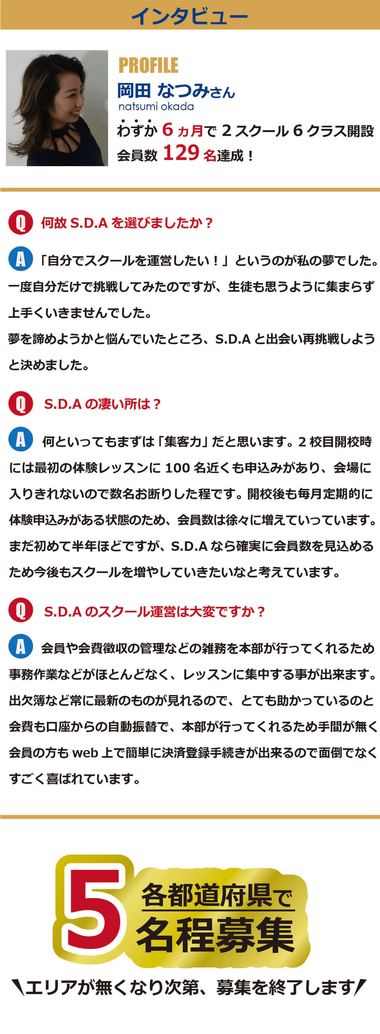 加盟者インタビュー
